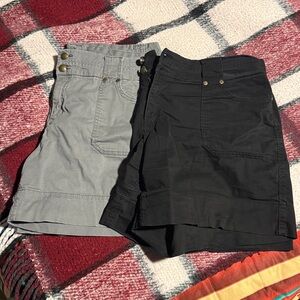 Christopher & Banks Black & grey Womens Casual Shorts